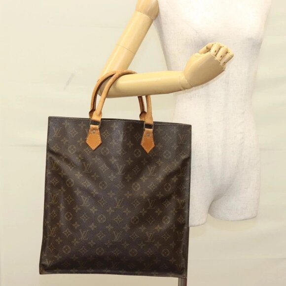 LOUIS VUITTON Monogram Sac Plat Hand Bag - Picture 1 of 16